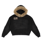 Weeping Willow Fur Hooded Jacket