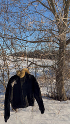 Weeping Willow Fur Hooded Jacket