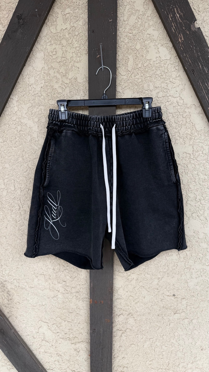 Noir Washed Shorts