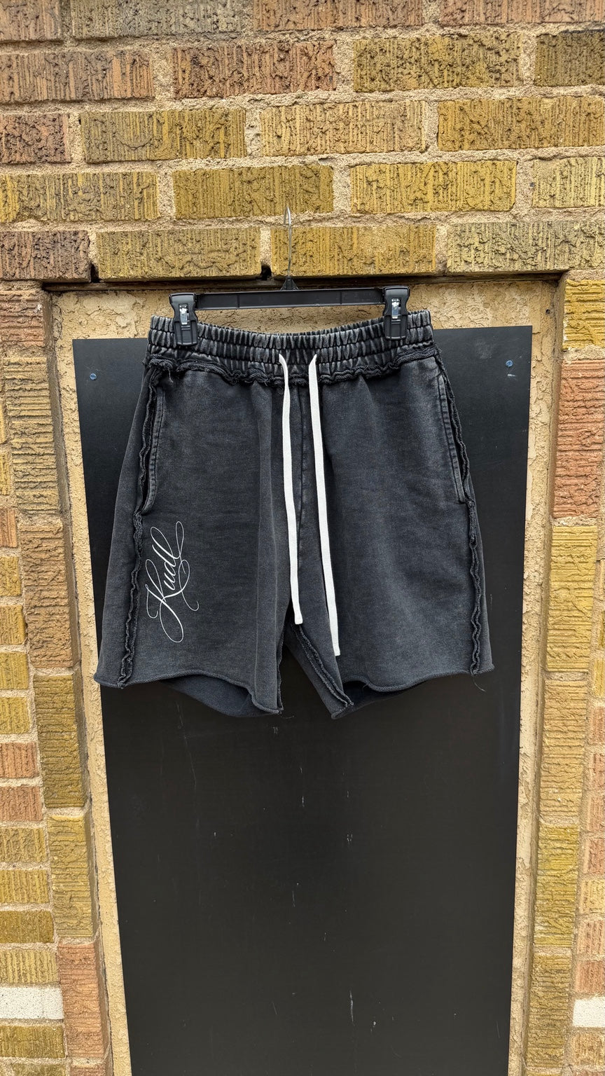 Noir Washed Shorts
